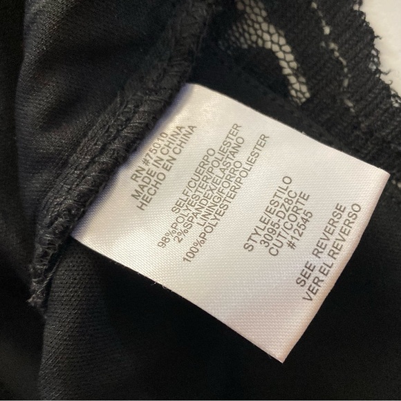 City Studio | NWT Juniors 2-PC Lace Long Sleeve Top & Satin Skirt Dress - Picture 12 of 14